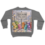 Trash Can Row Classic Kids Sweatshirt