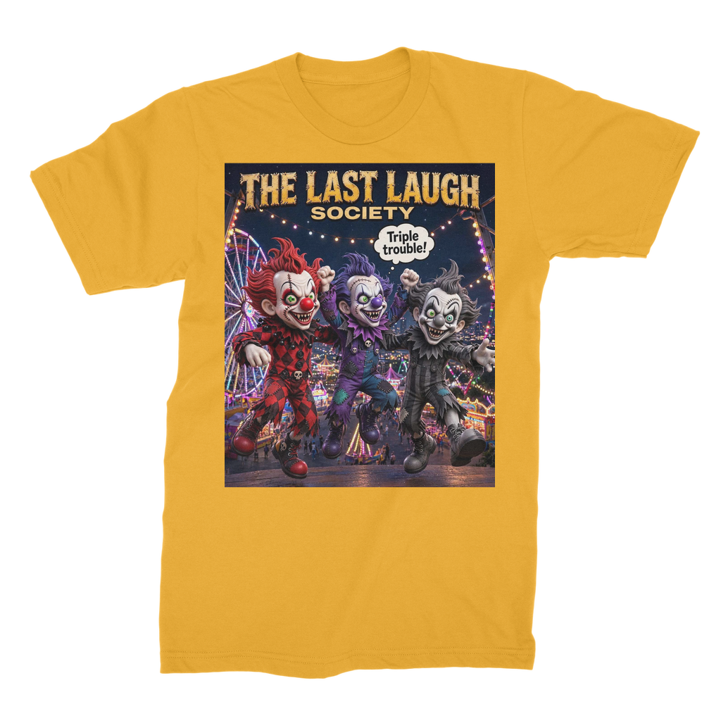 The Last Laugh Society Premium Jersey Adult T-Shirt