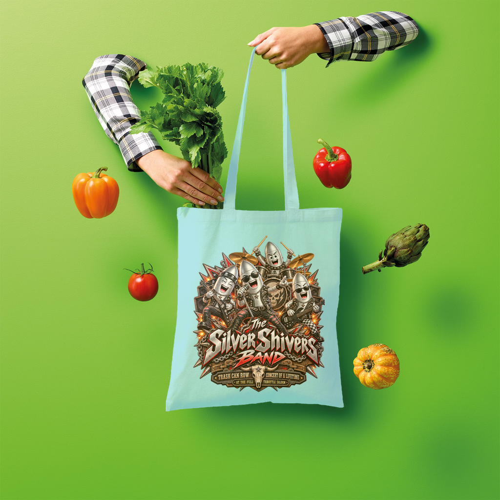 The Silver Shivers Band Shopper Tote Bag