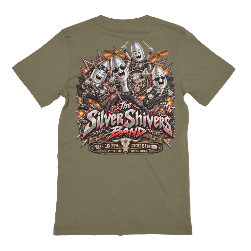 The Silver Shivers Band Premium Jersey Adult T-Shirt