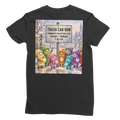Trash Can Row Premium Jersey Women's T-Shirt