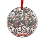The Silver Shivers Band Glass Hanging Ornament