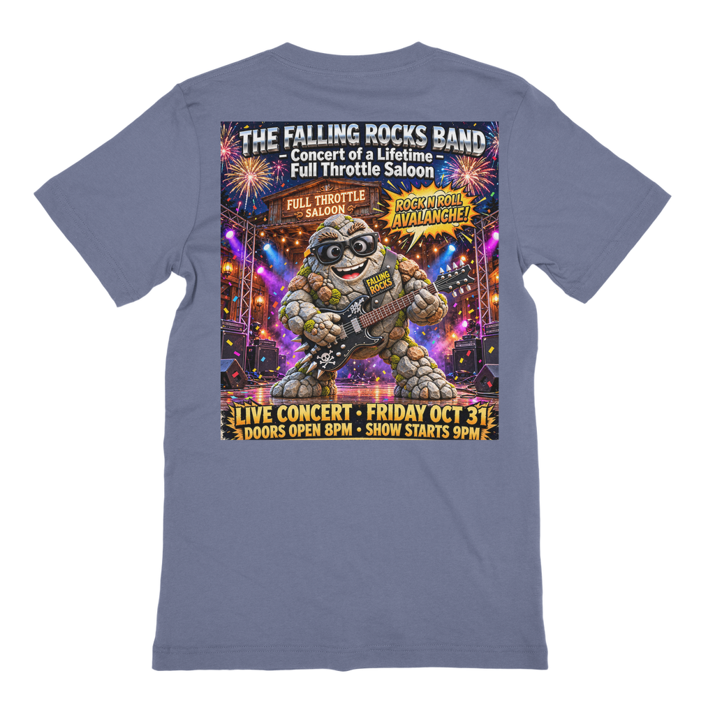 Falling Rocks COllection Unisex Cotton T-Shirt