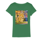 Trash Can Row Organic Jersey Women's T-Shirt