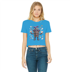 ANGRY CAN MAN 2.0 Classic Women's Cropped Raw Edge T-Shirt