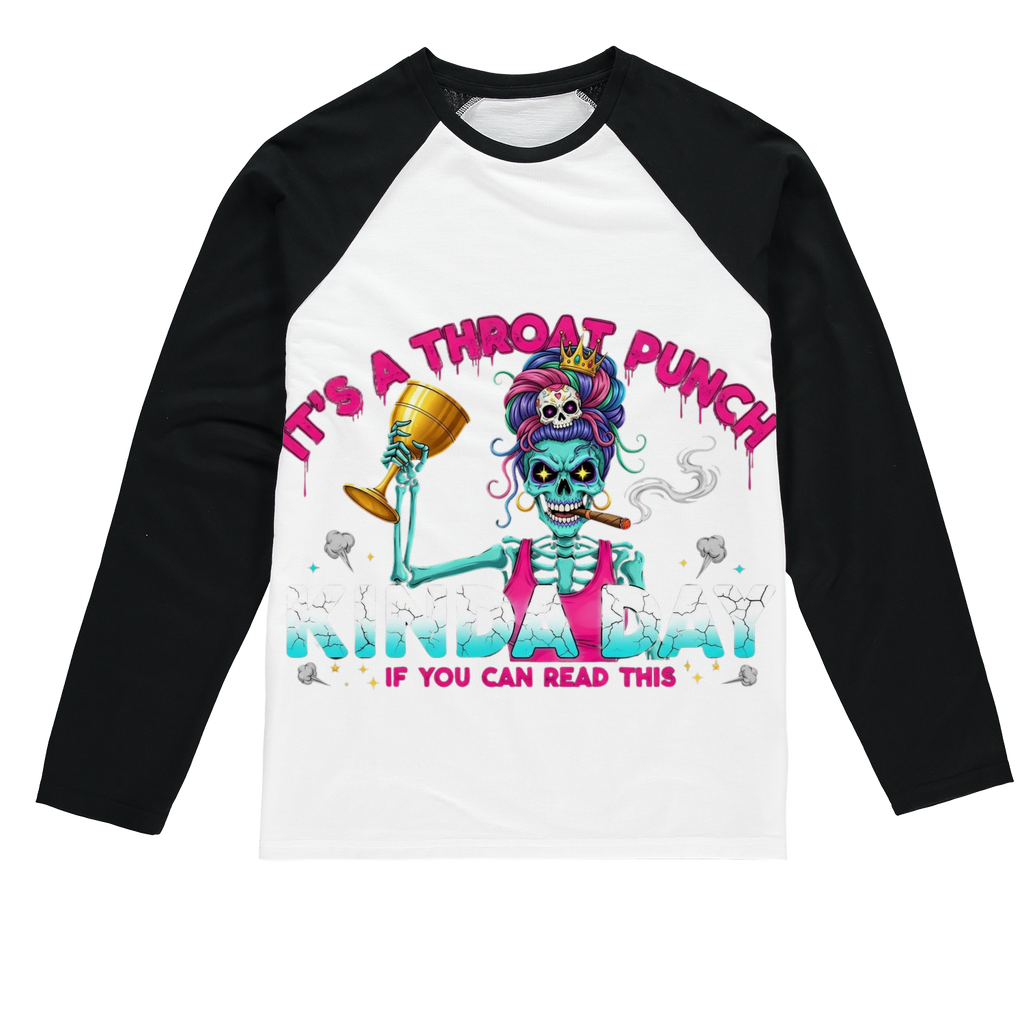 AOP Sublimation Baseball Long Sleeve T-Shirt