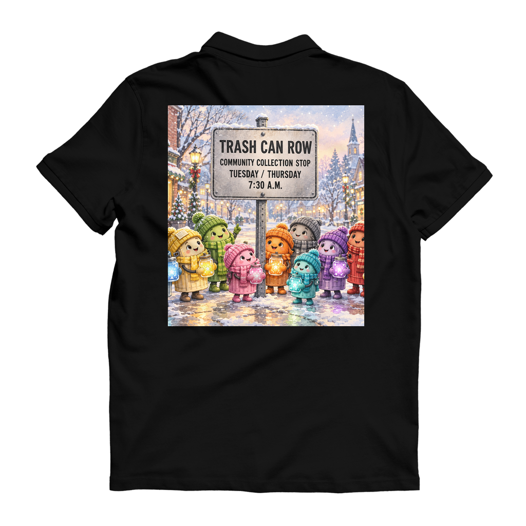 Trash Can Row Premium Adult Polo Shirt