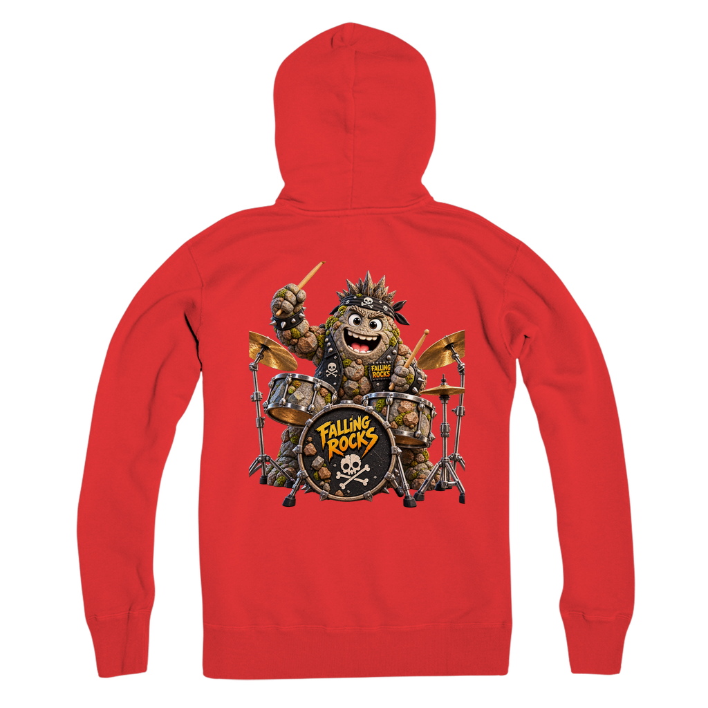 Falling Rocks COllection Premium Adult Zip Hoodie