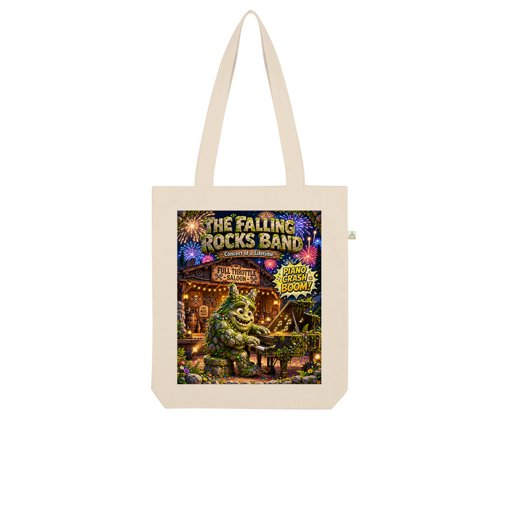 Falling Rocks COllection Organic Tote Bag