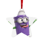 TRASH CAN MAN Metal Hanging Ornament