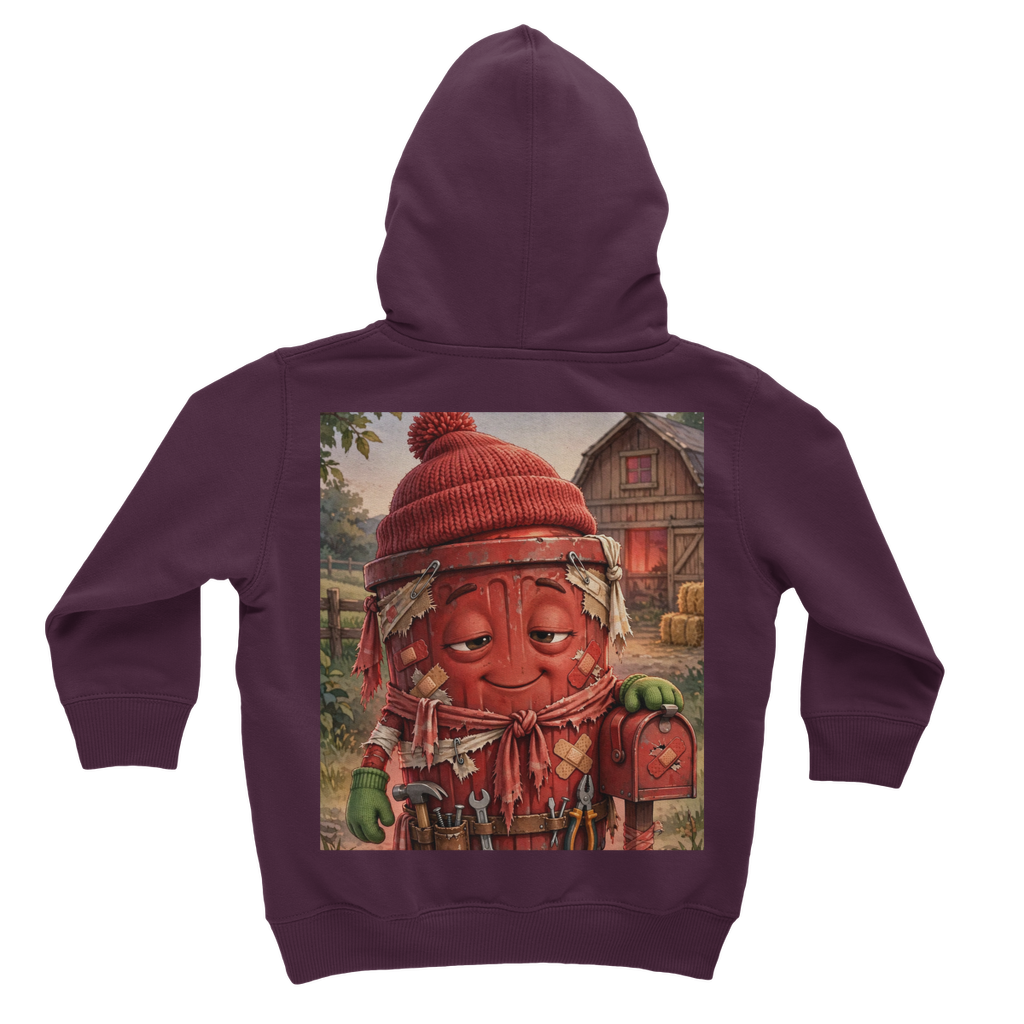 Trash Can Row Classic Kids Hoodie