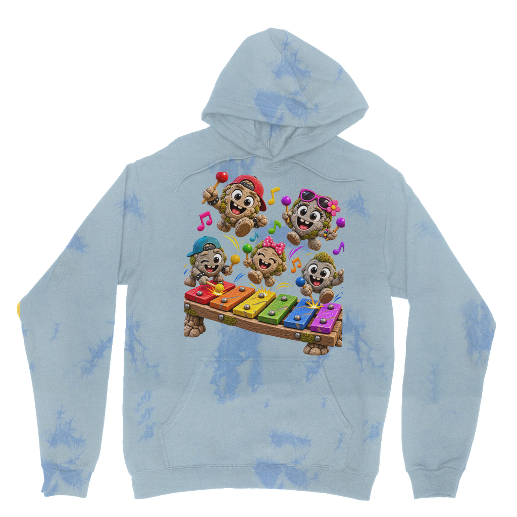 Falling Rocks COllection Tie Dye Hoodie