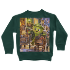 Trash Can Row Classic Kids Sweatshirt