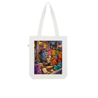 Trash Can Row Organic Tote Bag