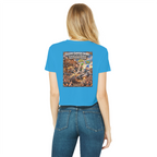 The Silver Shivers Band Classic Women's Cropped Raw Edge T-Shirt