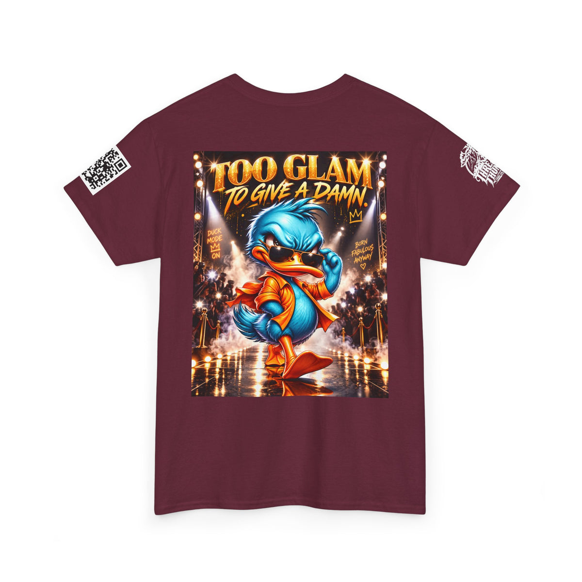 Too Glam to Give a Damn Back Graphic Tee