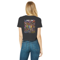 Trash Can Row: Concert for a Lifetime – Classic Women's Cropped Raw Edge T-Shirt