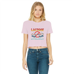 AOB Classic Women's Cropped Raw Edge T-Shirt