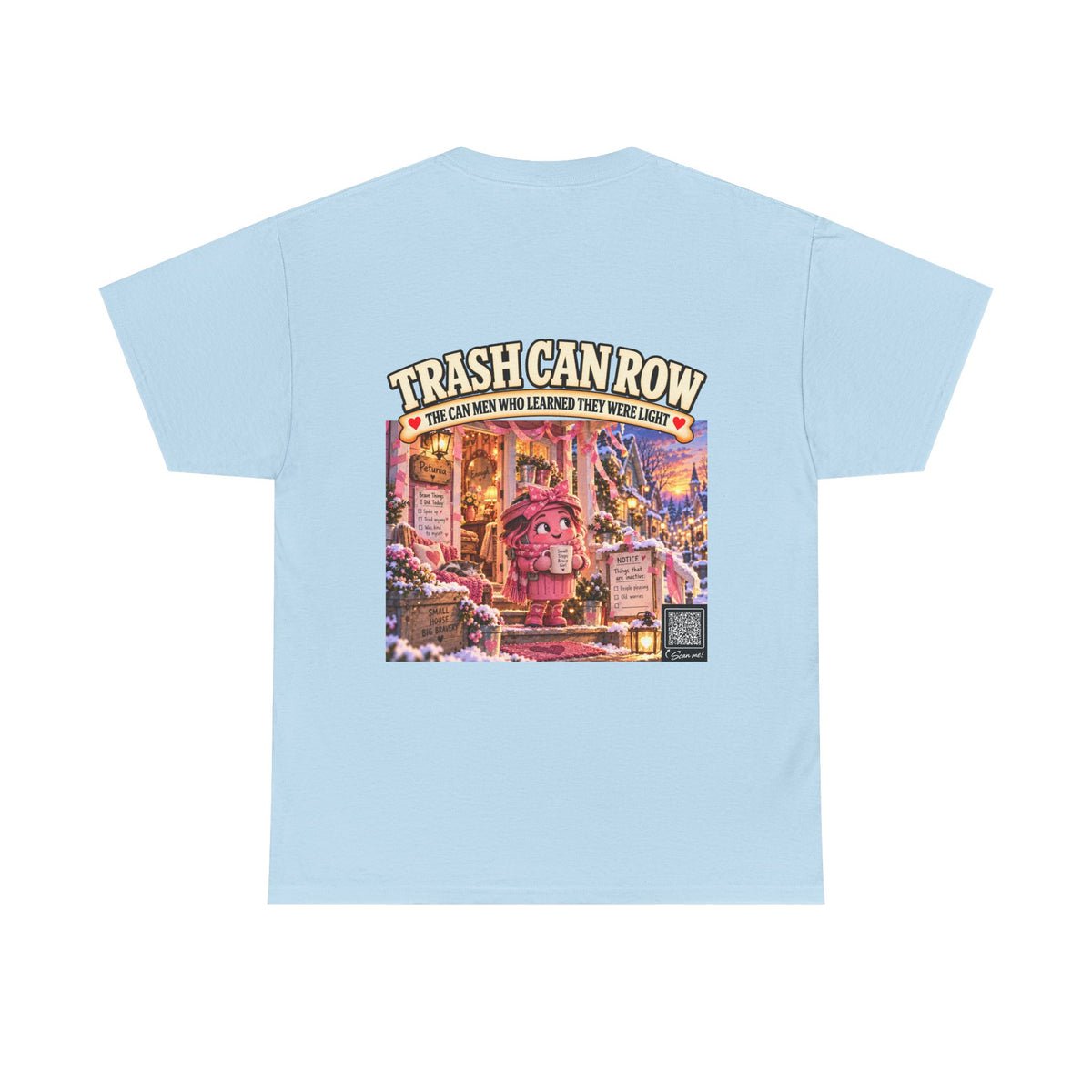 Trash Can Row Tee #3