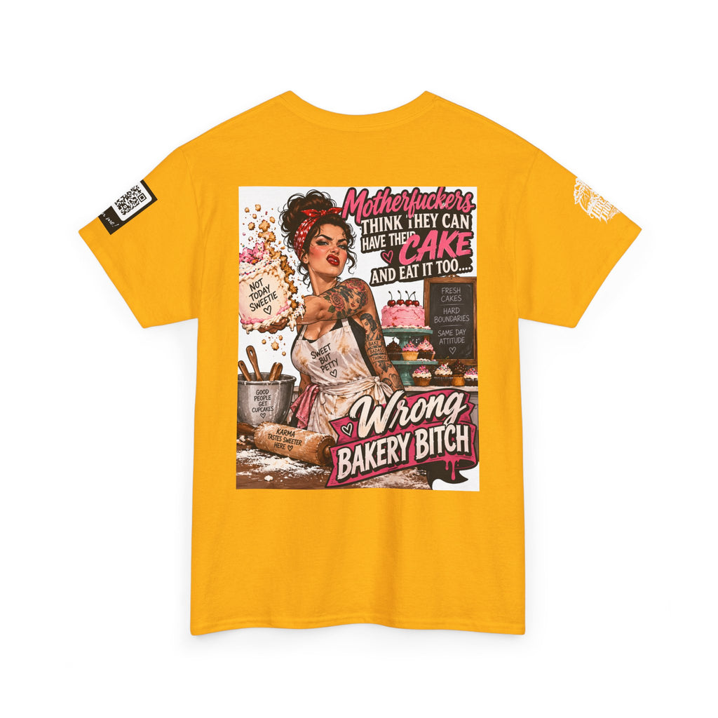 Wrong Bakery Bitch — Tattooed Baker Back Graphic Tee