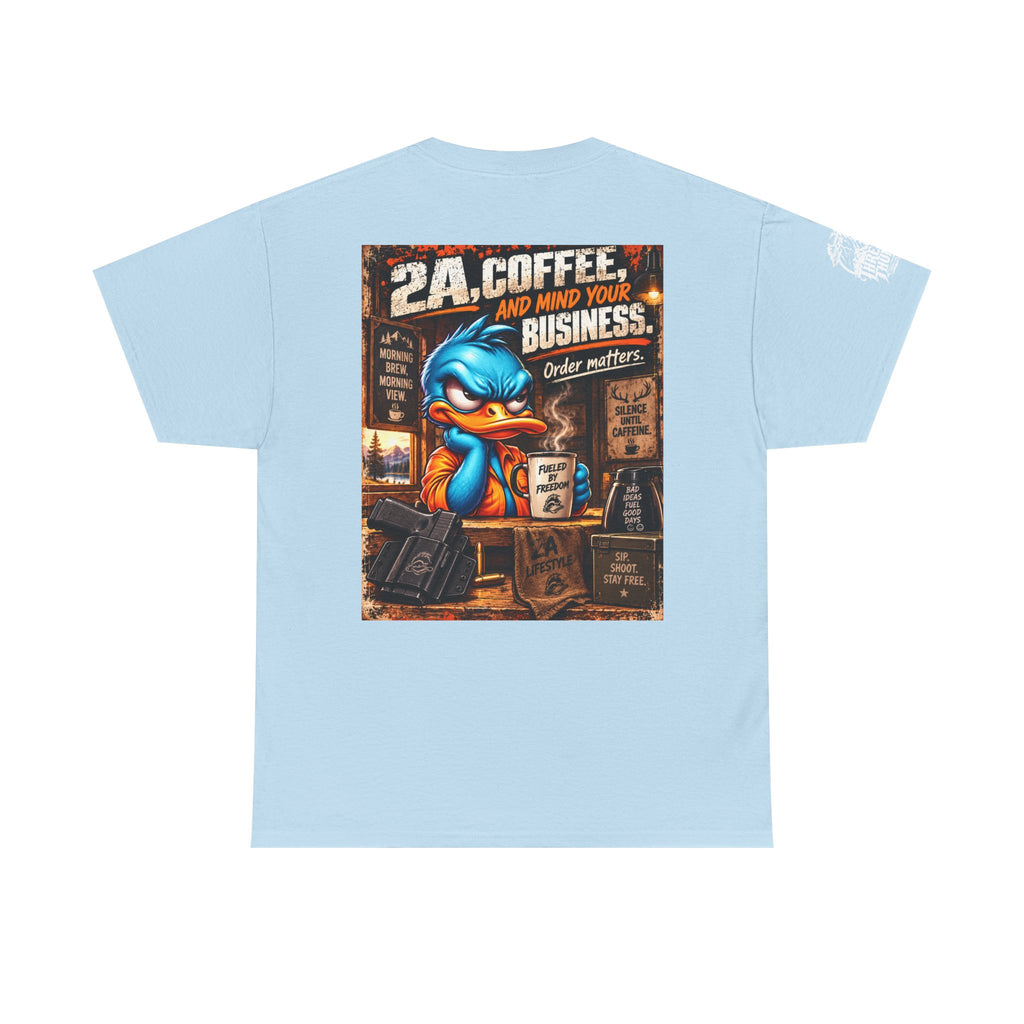 2A, Coffee, and Mind Your Business Back Graphic Tee