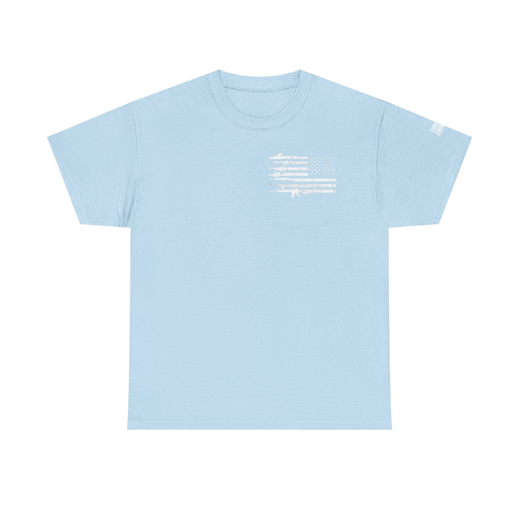 Second Amendment T-Shirt — Constitution Quote Flag Tee