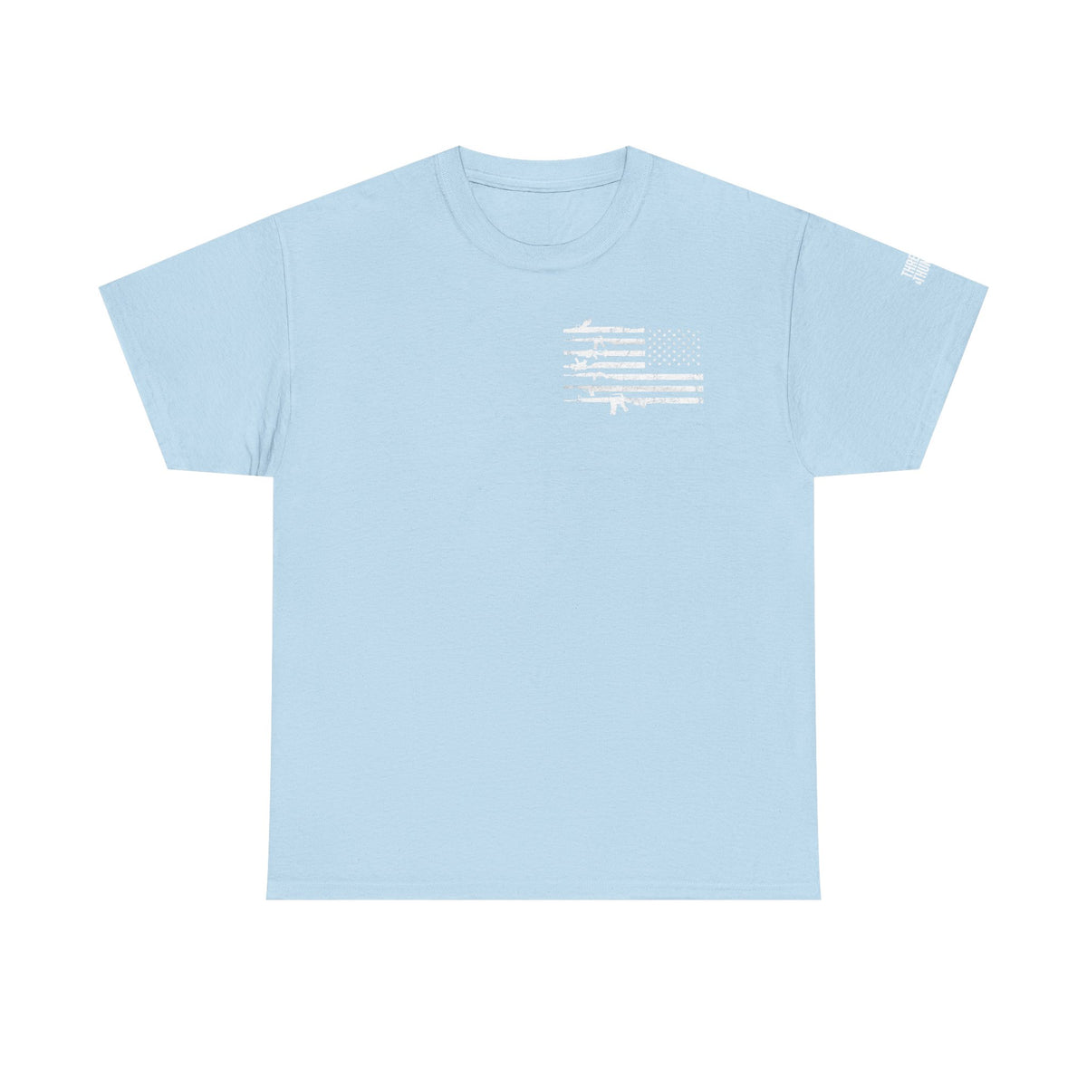 Second Amendment T-Shirt — Constitution Quote Flag Tee