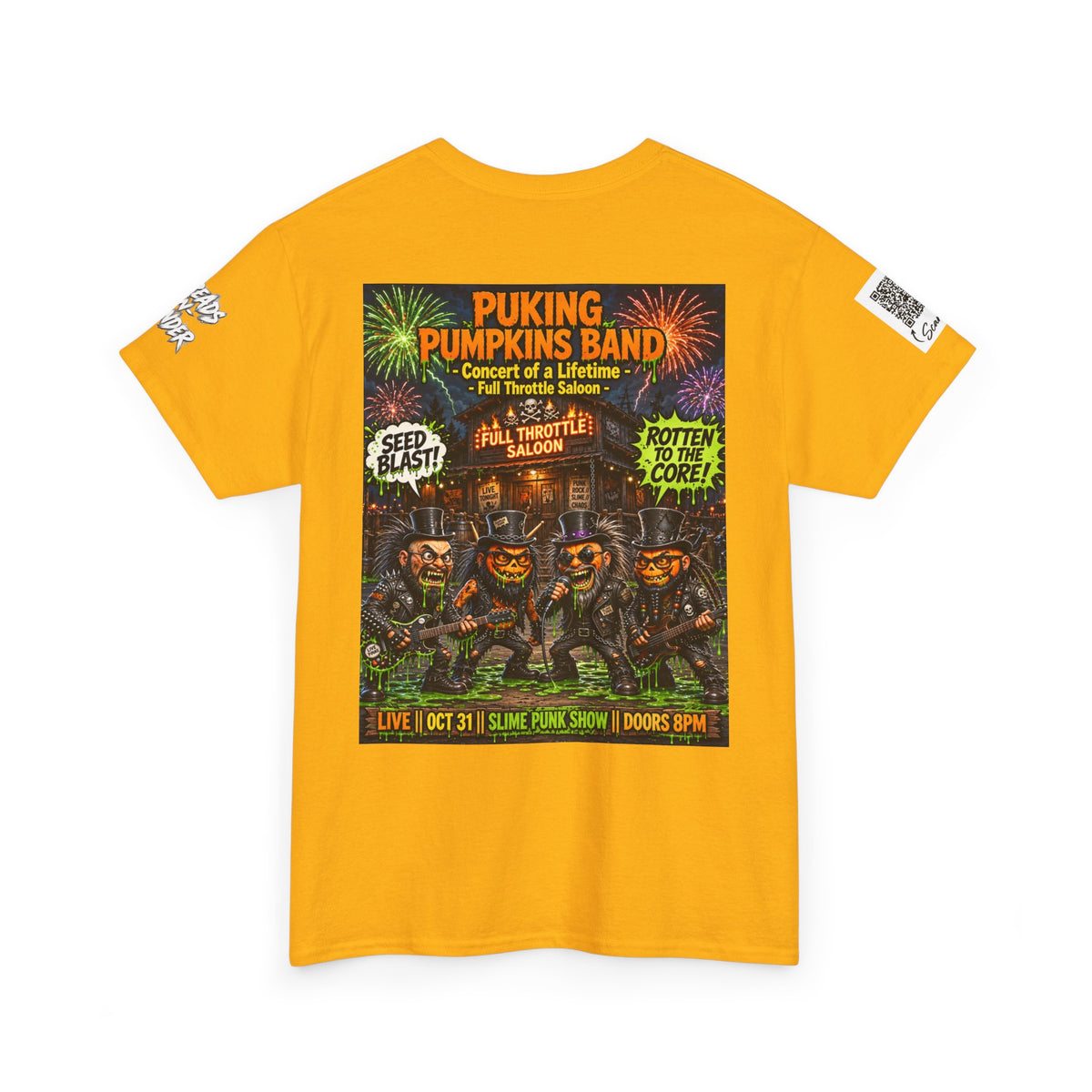 The Puking Pumpkins Punks #1 — Concert of Life - Horror Graphic T-Shirt