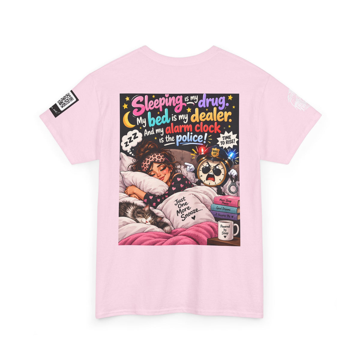 Sleeping Is My Drug — Powered by Sleep Back Graphic Tee