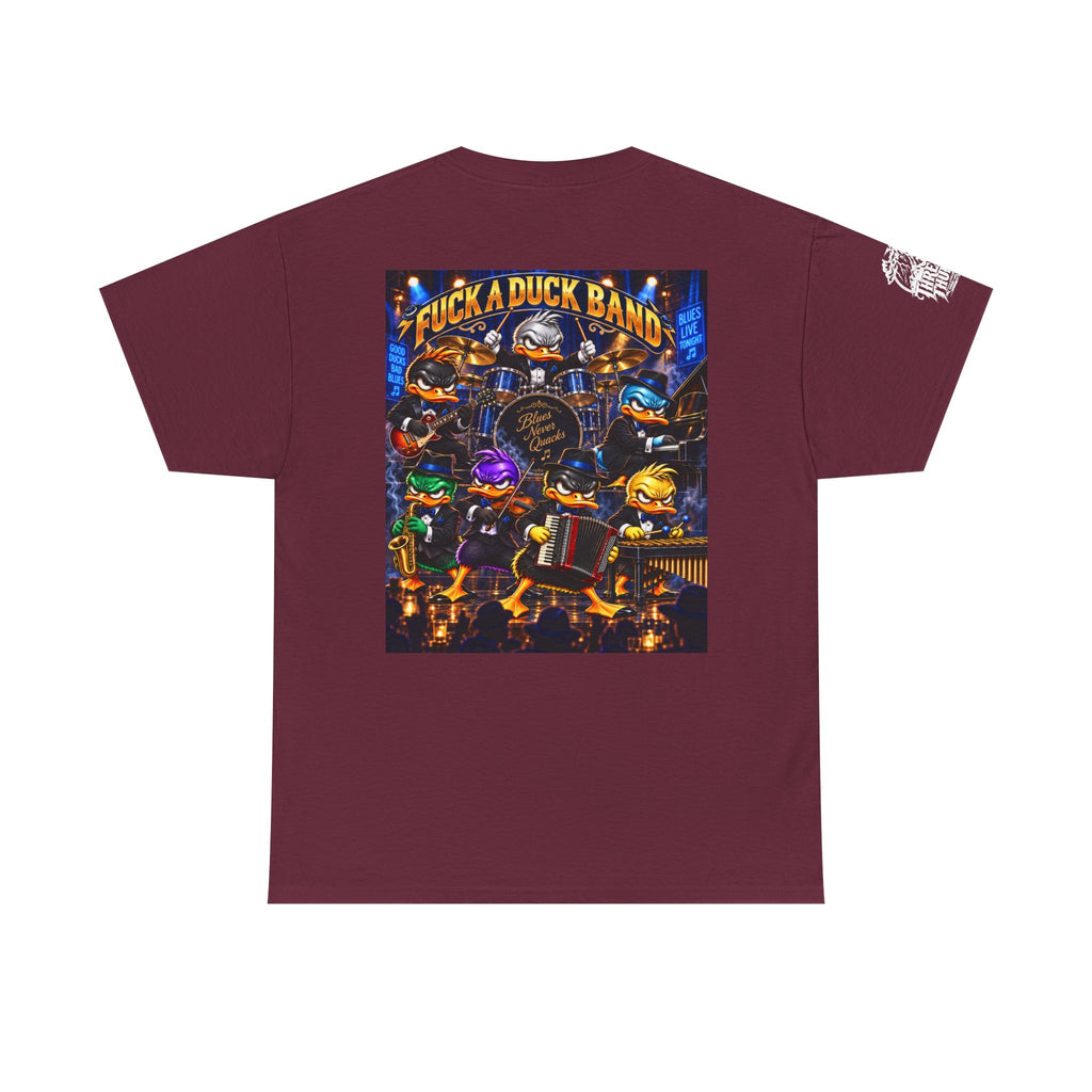 Blues, Tunes & Quacks — Duck Band Back Graphic Tee