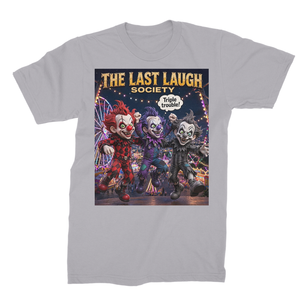 The Last Laugh Society Premium Jersey Adult T-Shirt