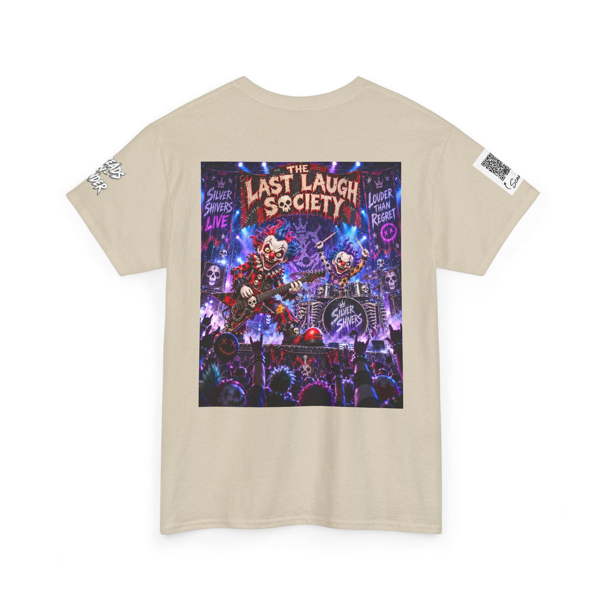 The Last Laugh Society Tee #133 — Carnival Clown Horror Graphic T-Shirt