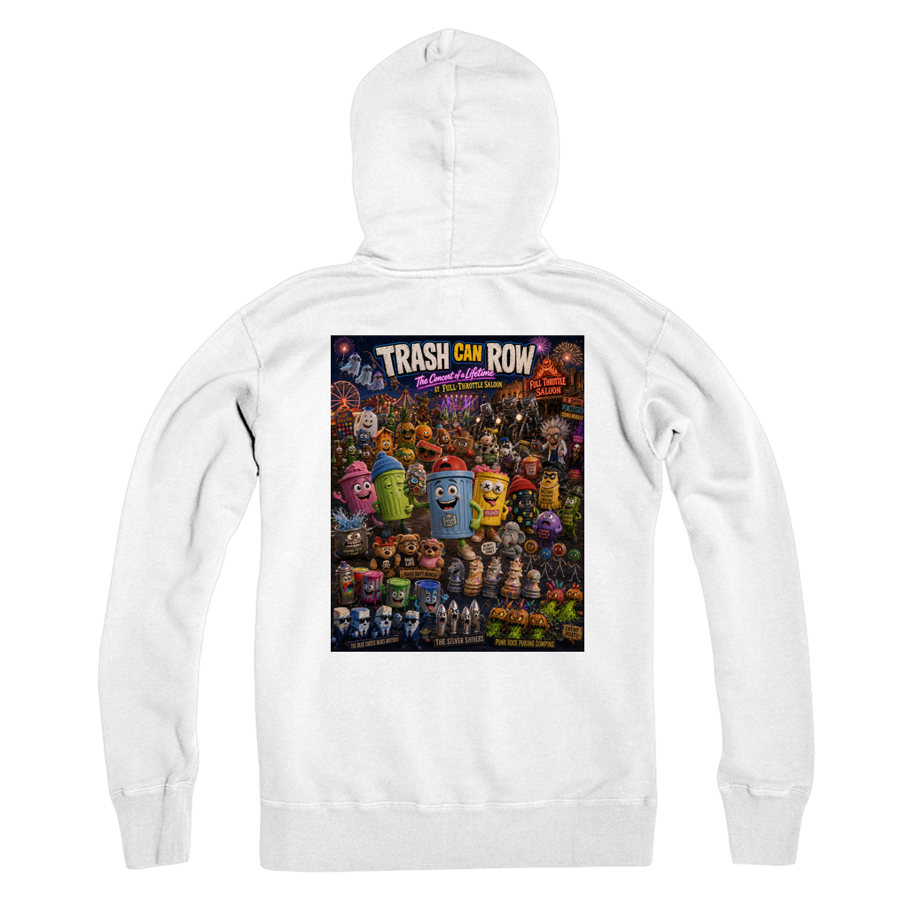 Trash Can Row: Concert for a Lifetime – Premium Adult Zip Hoodie