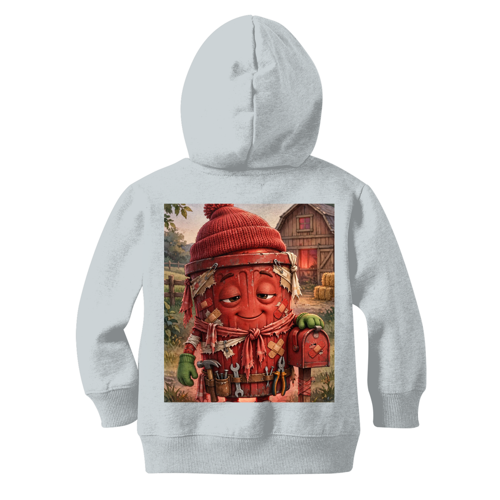Trash Can Row Classic Kids Zip Hoodie