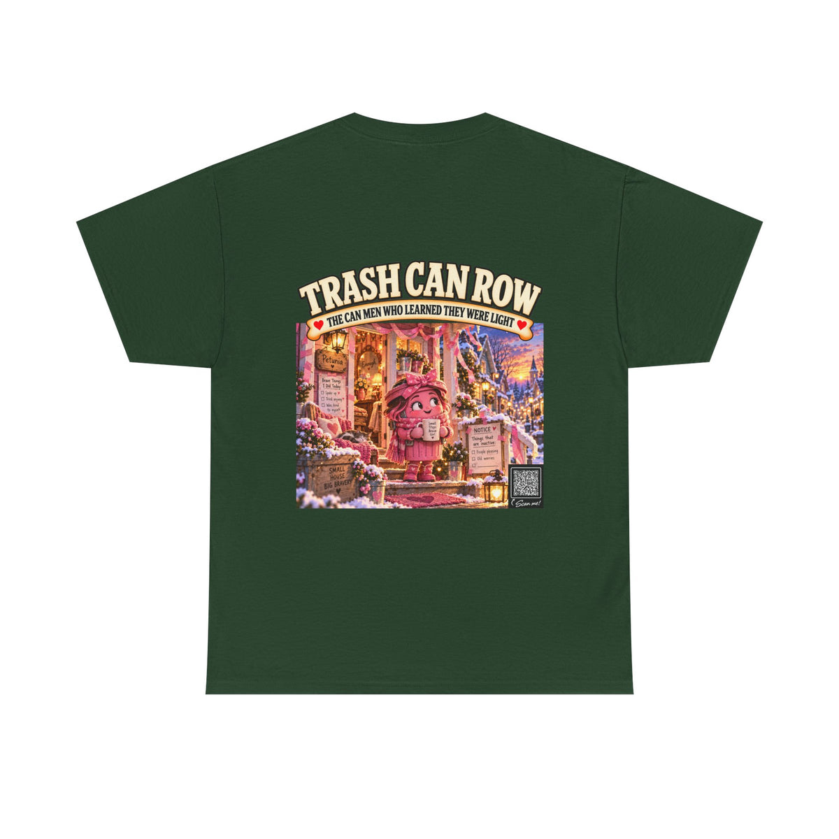 Trash Can Row Tee #3