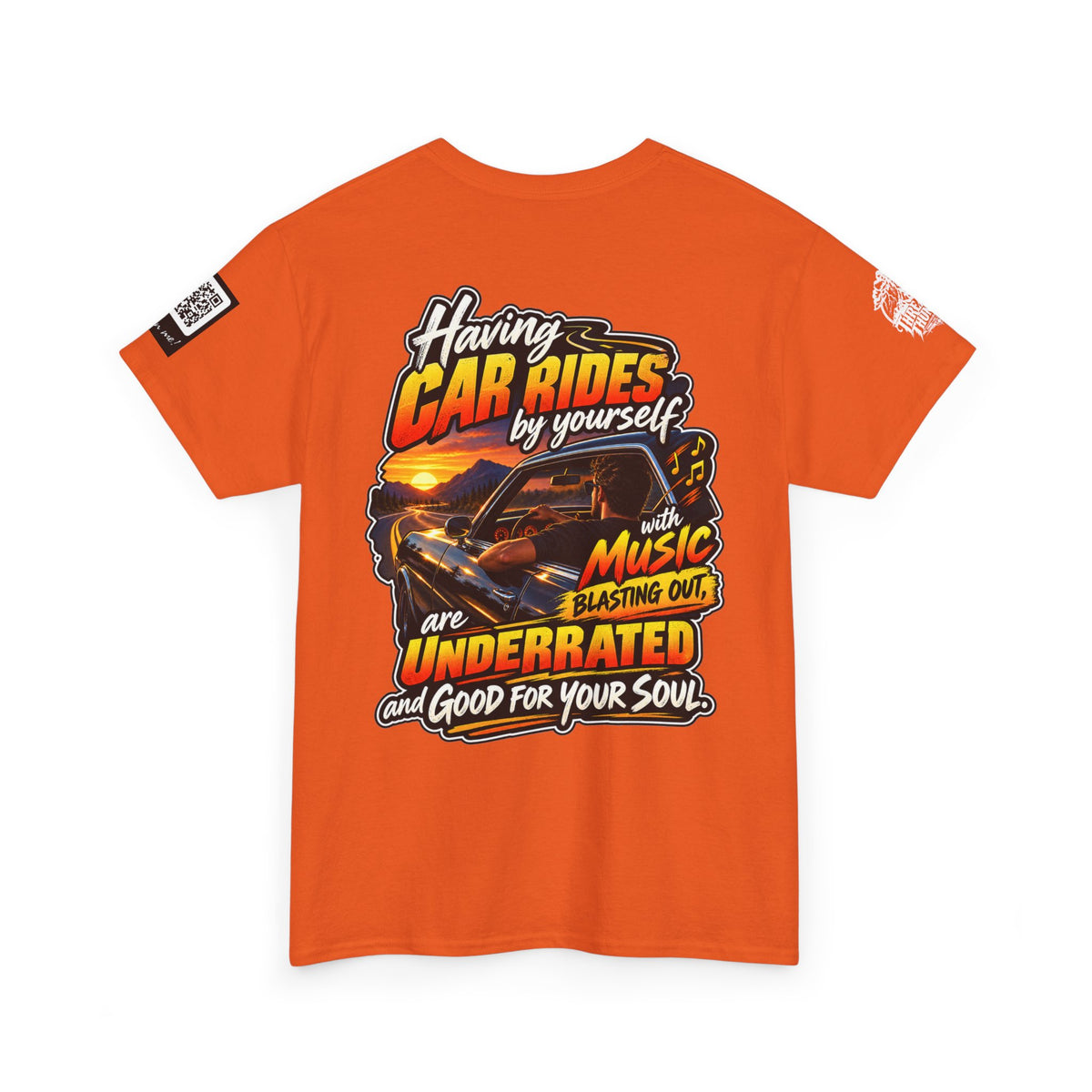 Solo Car Rides With Music Are Good for the Soul Back Graphic Tee