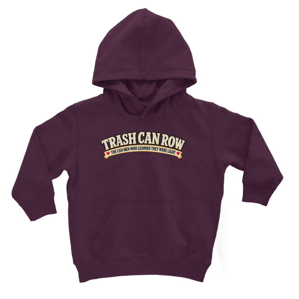 Trash Can Row Classic Kids Hoodie