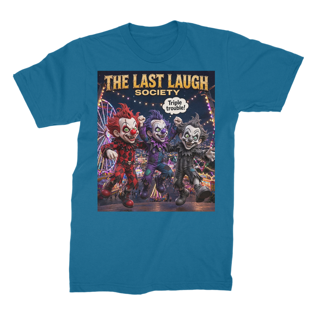 The Last Laugh Society Premium Jersey Adult T-Shirt