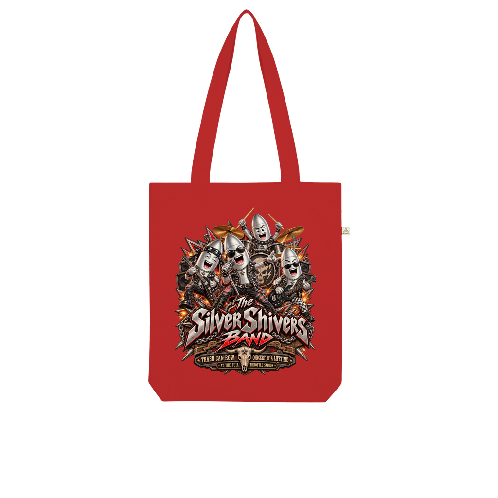 The Silver Shivers Band Organic Tote Bag