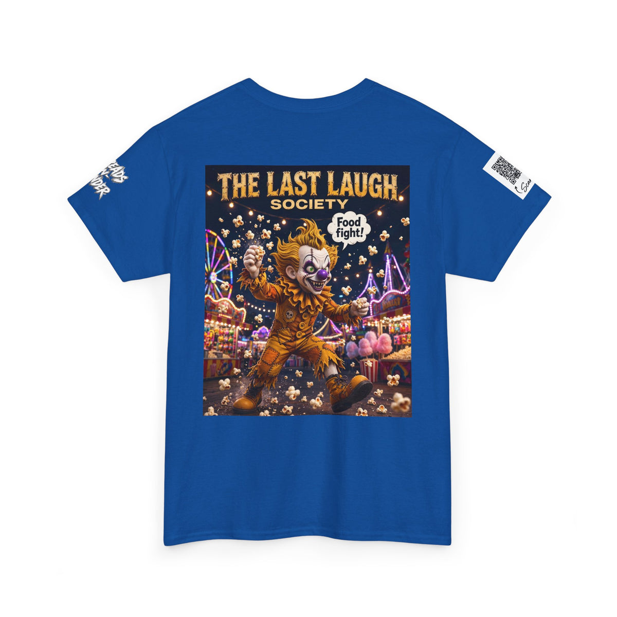 The Last Laugh Society Tee #158 — Carnival Clown Horror Graphic T-Shirt