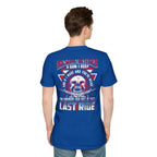 T-Shirt — "Beside My Bed a Gun I Keep" Skull Graphic