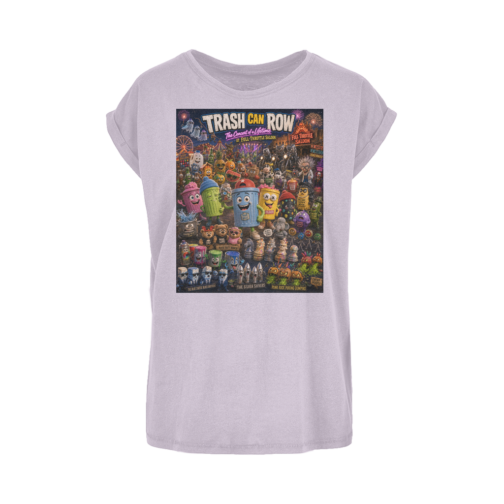 Trash Can Row CONCERT FOR A LIFETIME Women's Extended Shoulder T-Shirt XS-5XL