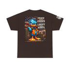 Peace Through Strength, Liberty Through Rights Back Graphic Tee