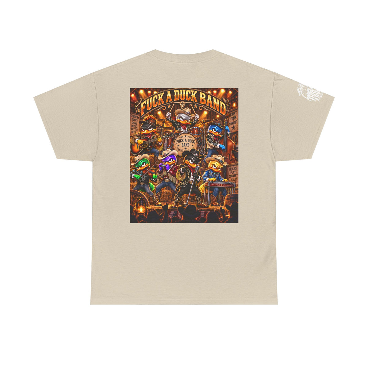 FUCK A DUCK BAND — Country Bar Stage Back Graphic Tee