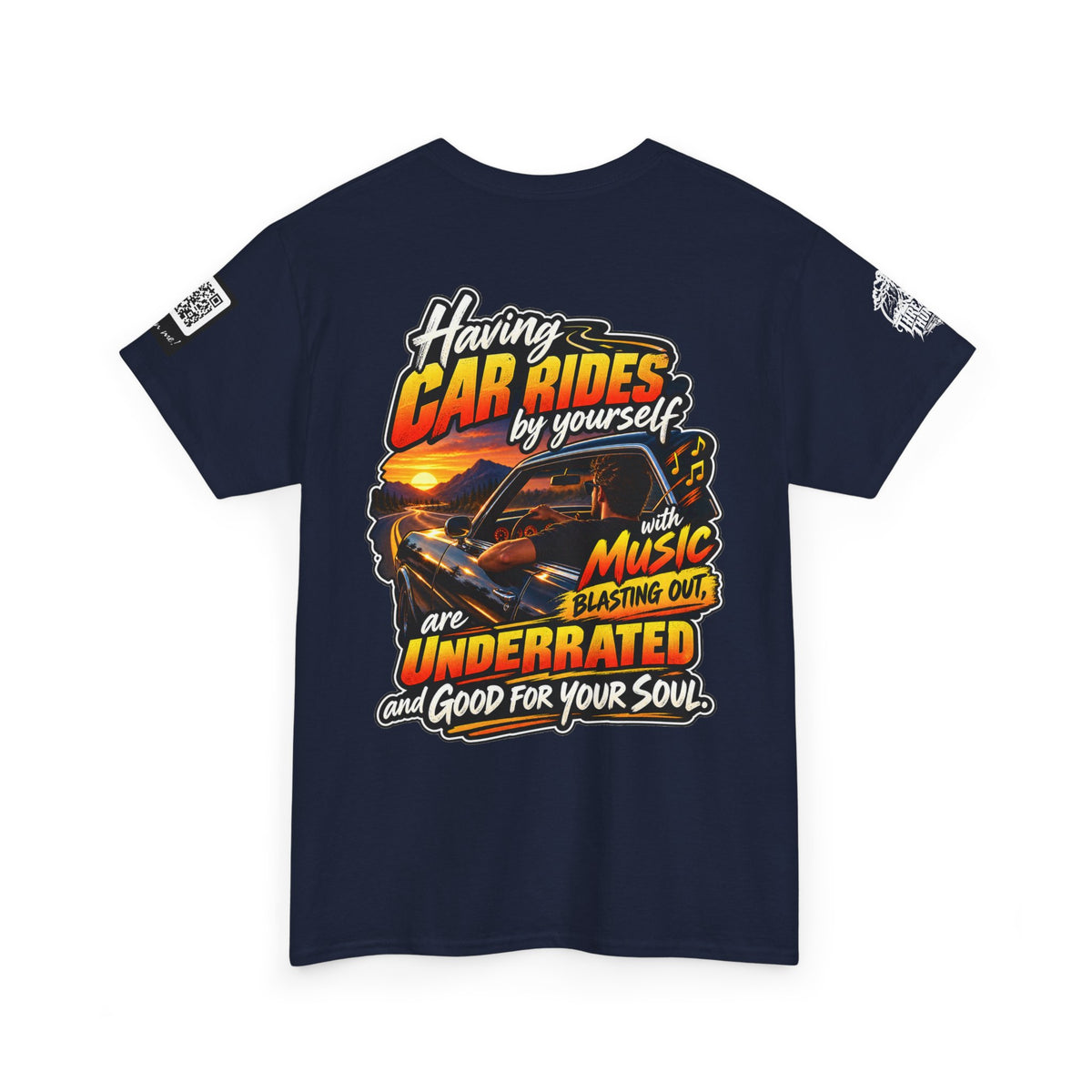 Solo Car Rides With Music Are Good for the Soul Back Graphic Tee