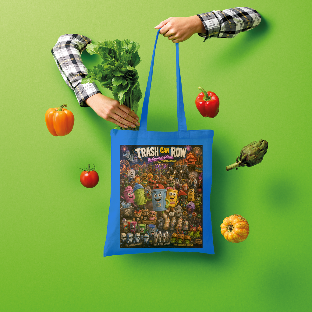 Trash Can Row CONCERT FOR A LIFETIME Shopper Tote Bag