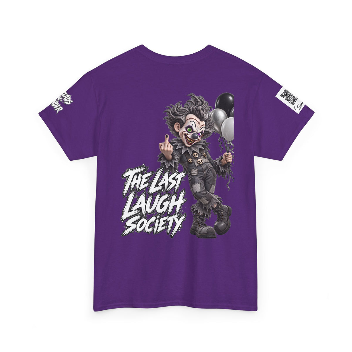 The Last Laugh Society Tee #119 — Carnival Clown Horror Graphic T-Shirt