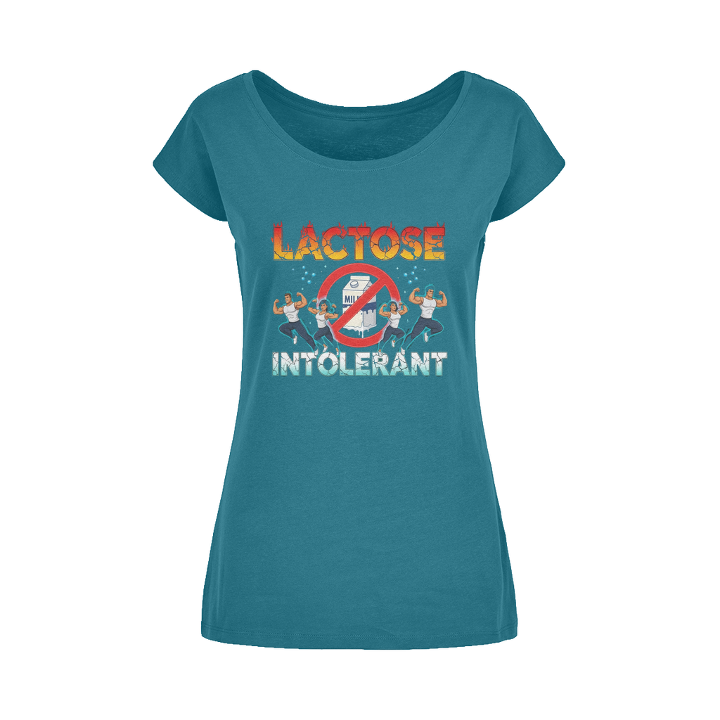 AOB Wide Neck Womens T-Shirt XS-5XL