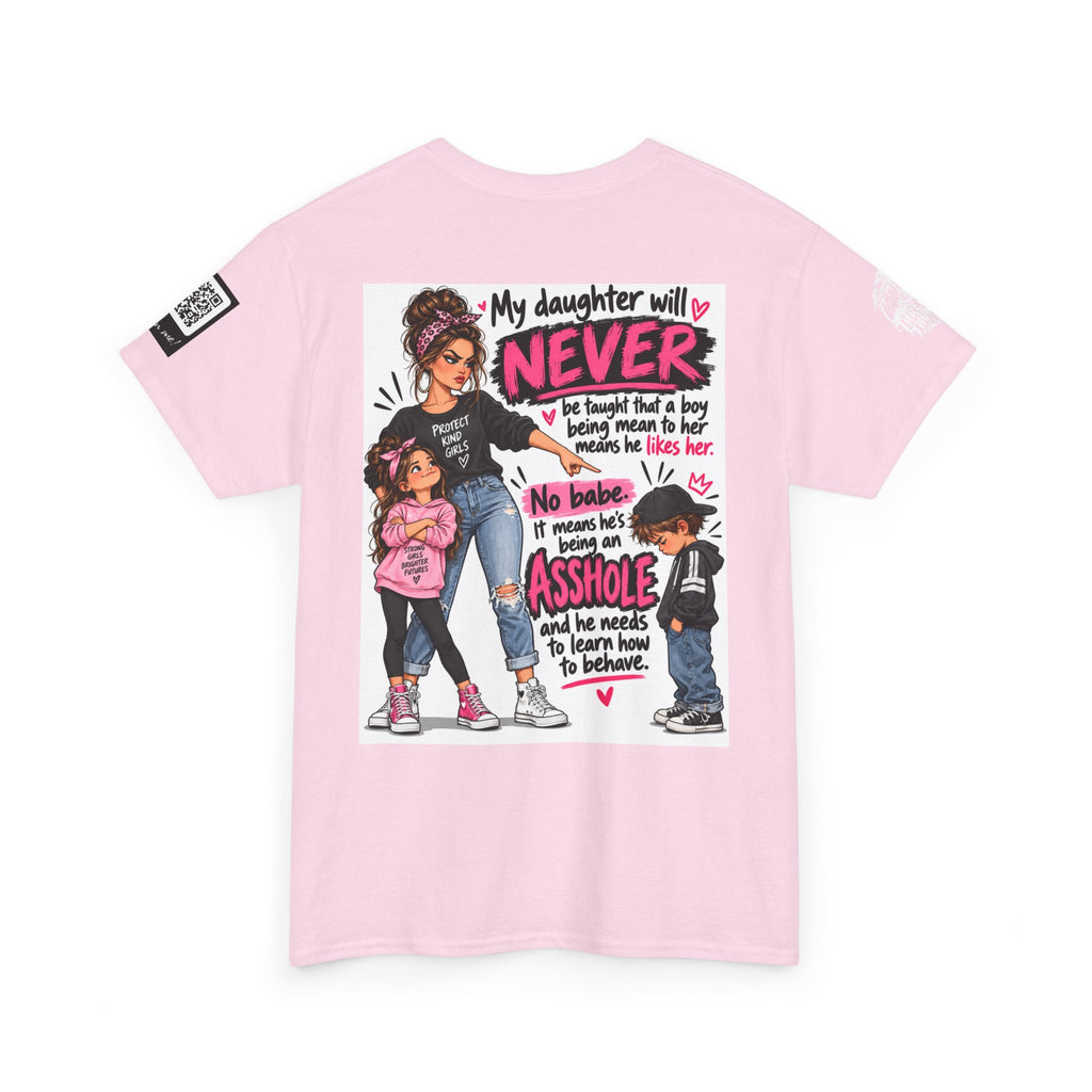 Mean Boys Are Assholes — Protective Mom Back Graphic Tee