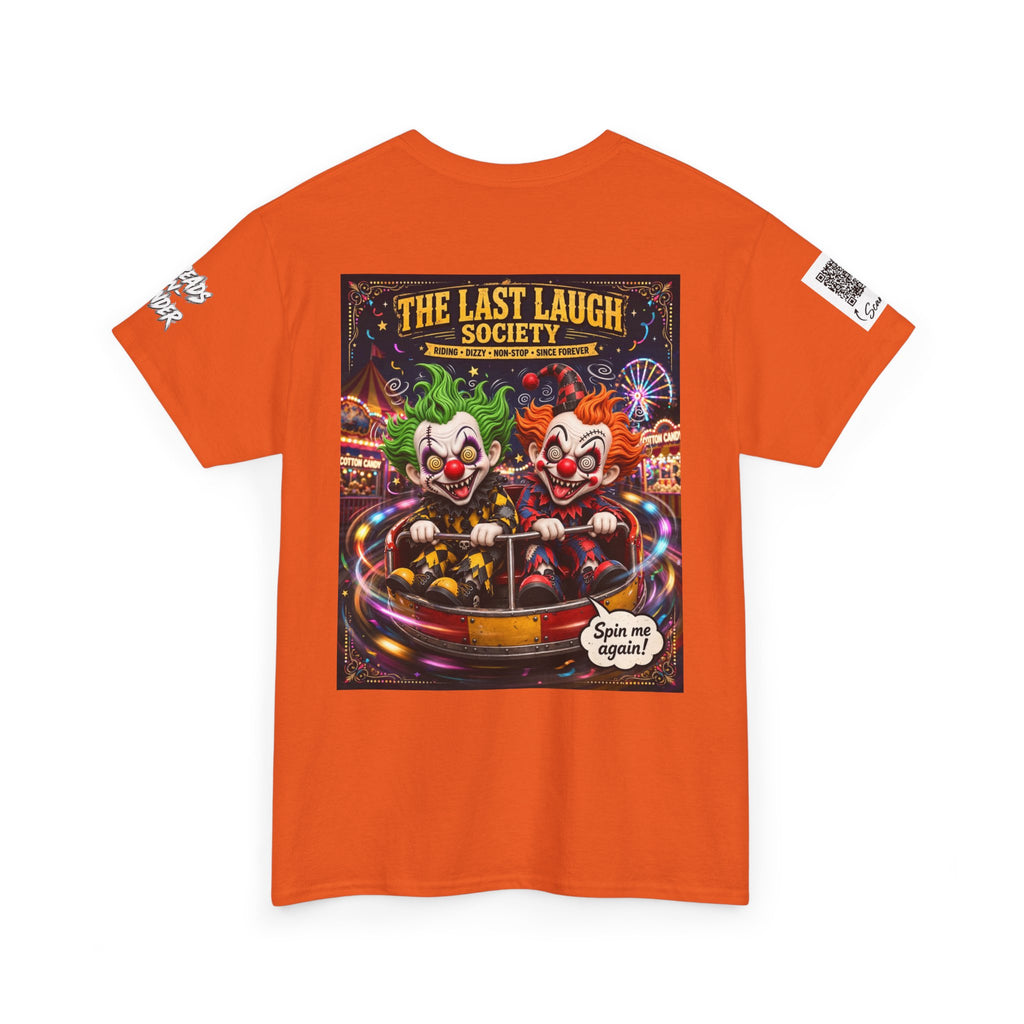 The Last Laugh Society Tee #139 — Carnival Clown Horror Graphic T-Shirt
